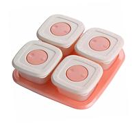 JOINPAYA 4pièces Boîte Doseuse De Lait Pour Boîte De Rangement Empilable Conteneur Alimentaire Scellé Pour Snacks Et Aliments