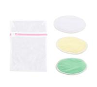 JOINPAYA 4pièces Coussinets Anti-galactorrhée Lavables Bamboo Pour Allaitement Couches Confortable Et Sécurisé Assortiment De Couleurs