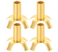 JOINPAYA 4pièces Porte-mèche Alliage pour Lampe à Huile Support Décoratif et Utilitaire pour Bouddha pour Rituels Religieux ou Décoration Intérieure