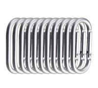 JOINPAYA 5 Ensembles Crochets Aluminium Multi pour À Boucles pour À Et Bouteilles Accessoires pour Camping Et Randonnée 15 Pièces * 5