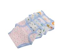 JOINPAYA 5 Pièces Couches Réutilisables en Coton, Couche Lavable Ajustée, Culotte D'apprentissage, Imprimé, Ajustement Près du Corps, pour Bébés et Garçon et Filles, Nuit et Propreté