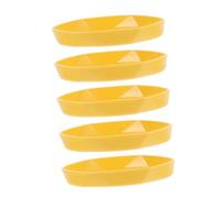 JOINPAYA 5 Pièces Coupelle de Pot de Fleurs Épais de Soucoupes pour Plantes Intérieur Extérieur Øcm Résistante Aux Intempéries à Aging Protection Sol Sol