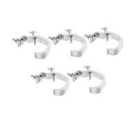 JOINPAYA 5 pièces Crochets pour Lampes de Scène Aluminium Pinces Robustes pour Suspension Projecteurs Réglables pour Éclairage Dynamique Concerts et Théâtres