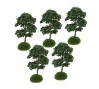 JOINPAYA 5 pièces Miniature Fruit Trees Model for Table Micro Landscape DIY Realistic Plastic Moss and Apple Tree Decorations for Railroad and Architectural Model Scenery