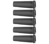 JOINPAYA 5 Pièces Virole en Fer de Houe, Remplacement des Viroles de Houe de Jardin en Acier Noir, Connecteur de Tube Conique pour Râteaux et Cultivateurs, Travaux Agricoles