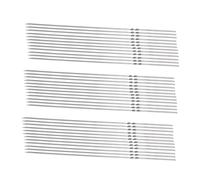 JOINPAYA 50 pièces Brochettes de Barbecue Acier Inoxydable Épaisseur Renforcée Réutilisables Antirouille pour Bbq Camping et Plein Air