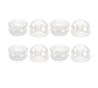 JOINPAYA 50 Pièces Chic Silicone Copper Ear Backs For DIY Jewelry Making Accessories Simple Creative Earrings Stoppers For Women Use In Jewelry Crafting