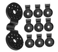 JOINPAYA 50pièces Pinces Rondes pour Toile Ombrage Réutilisables Anti-Oiseaux Fixation Facile