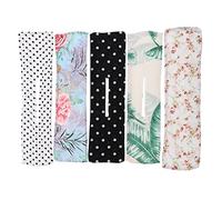 JOINPAYA 5pcs Bandeaux à Nœud pour Cheveux Droits Femmes, Accessoires de Coiffure en Polyester, Confortables Longue Tenue, pour Fêtes et Usage Quotidien