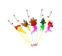 JOINPAYA 5pièces De Flirt pour Chat Jouet Interactif avec Cloches De Noël Lot pour Chat Intérieur Taquin Et