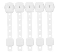 JOINPAYA 5pièces Verrou De Sécurité Pour Verrou Fixe Pour Réfrigérateur Et Ouverture Involontaire Pour Armoires Et Placards Conception Et Adhésive Sans Marque