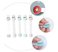 JOINPAYA 5pièces Verrous De Sécurité Pour Garçon Fille Bloqueurs Anti-pincement Pour Placards Et Adaptateurs De Réfrigérateur