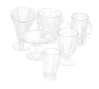 JOINPAYA 6 Pièces Accessoires de Cuisine Miniature pour Créer Une Ambiance Chaleureuse Votre Miniature Maison