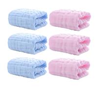 JOINPAYA 6 Pièces Lot De Débarbouillettes Mousseline Pour Garçon Fille Serviettes Pour Bavoirs Pour Garçon Fille