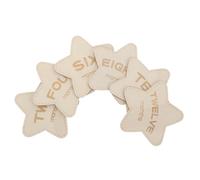 JOINPAYA 6 Pièces Plaque Bébé Autocollants De Voiture Mignon Autocollants Muraux De Voiture Décoration Bleue Appliques Murales Artistiques Avion Pour Enfants Du Développement Beige En Bois