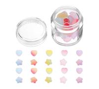JOINPAYA 60 Pièces de Tranches Nail Art Soi-même en Caoutchouc Doux, Mix Confiseries Colorées, Décoration DIY pour Ongles et Coque de Téléphone, Kit 10 Pcs par Sachet, 6 Plusieurs styles