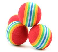 JOINPAYA 6pcs Balle Chien Indestructible en Mousse Eva pour Entraînement et Jeu de Rapport en Extérieur pour Chiots et Chiens