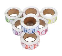 JOINPAYA 7 Rouleaux D’Autocollants Jours Semaine du Lundi au Dimanche Étiquettes Adhésives Solide et Détachables Points Colorés pour Gestion de Dates et Organisation Cuisine Usage