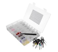 JOINPAYA 700pièces Kit de Connecteurs Électriques Cosses à Sertir Fiables pour Câblage Automobile Broches Mâles et Femelles pour Connexions Sécurisées et Rapides