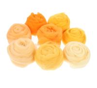 JOINPAYA 8 Sachets de Laine à Feutrer à L'Aiguille Colorée 10 G Chacun Kit de Feutrage DIY pour Loisirs Créatifs Feutrine Soi-Même Accessoires pour Décoration et Rembourrage Couleurs