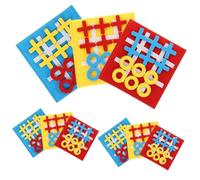 JOINPAYA 9 Pièces Jeu de Société Feutre pour Garçon Fille Éducatif Portable Favorisant de Problèmes pour Activités Ludiques et Apprentissage