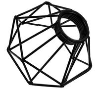 JOINPAYA Abat-jour en Fer Forgé Noir Ajouré, Abat-jour Rétro en Métal pour Plafonnier et Lustre, Diffuseur de Lumière Décoratif, Accessoire Suspendu Compatible Lampes Murales