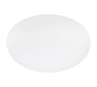 JOINPAYA Abat-jour en Verre Plat Ovale avec Fixation à Vis G9, Globe de Remplacement Transparent pour Lampe de Table et Applique Murale, Petit Cache-lumière pour Éclairage Intérieur, 1