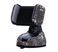 JOINPAYA ABS Support de Téléphone de Voiture Noir Réglable Bling