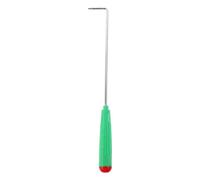 JOINPAYA Accessoire Cuisine Levier de Grille en Fer et Plastique Vert Clair, Outil de Retrait de Rack pour Gérer le Bois de Chauffage et Prévenir Brûlures, pour Barbecues en Extérieur