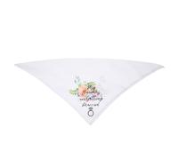 JOINPAYA Accessoire de Mariage pour Chien Blanc Bandana Double Couche Lavable Bavoir Léger pour Animal de Compagnie pour Cérémonie Fête et Photo