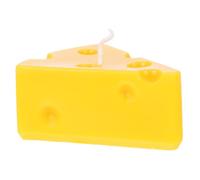 JOINPAYA Accessoire photo bougie, bougie d'aromathérapie au fromage en paraffine jaune, forme créative, fond photo pour fête et maison