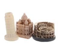 JOINPAYA Accessoires Miniatures en Résine pour Décor Architectural Réaliste, Modèles de Bâtiments Célèbres, Détails Précis, pour Vitrines D'architectes et Étagères à Domicile
