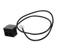 JOINPAYA Adaptateur de Câble Téléphonique Rj9 4p4c Noir pour Deux Appareils | Conception Plug-and-play, Compatibilité Polyvalente, PP et Caoutchouc, Usage Ligne Fixe et Téléphones