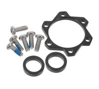 JOINPAYA Adaptateur de Frein à Disque pour Vélo Kit de Conversion Moyeu Non Boost vers Boost Entretoise d'Axe Traversant 100X15 à 110X15 Vis de Rotor 6 Trous Compatible Montage Disque