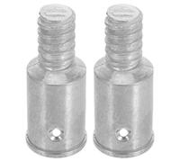 JOINPAYA Adaptateur de Poignée à Visser en Alliage D'aluminium 2pcs pour Manche à Balai Fileté, Connexion Sécurisée Design de Vis Robuste, pour Chantier Extérieur