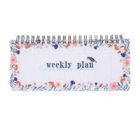 JOINPAYA Agenda Hebdomadaire Détachable 1 Semaine par Page Carnet de Notes Compact à Spirale Papier Format Portable pour Étudiants et Organisation Familiale