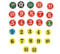 JOINPAYA Aimants De Remplacement Pour Tableau D’Entraînement De Football 27 Petits Aimants Accessoires Magnétiques Pour Tableau Alignement Précis Pour Coaching Et Entraînement