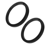 JOINPAYA Anneau d'extension Haut-Parleur 6,5 Pouces en Plastique Noir avec entretoise, Installation sécurisée et Modification Audio Voiture