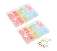 JOINPAYA Anneaux Marqueurs de Mailles de Tricot Multicolores 240 Pcs en Plastique Rond pour Crochet, Couture et Broderie Outils de Couture Légers et Compatibles pour Loisirs Créatifs