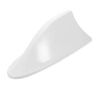 JOINPAYA Antenne Design Blanc pour Requin Aileron Voiture en Abs Réception de Signal Stable et Élégant, Accessoire Auto pour Toit