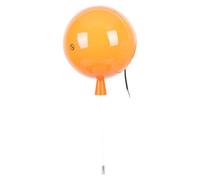 JOINPAYA Applique Murale Ballon Créative Orange en Acrylique Douille E27, Design Unique et Lisse, Facile à Retirer, pour Usage Prolongé la Maison