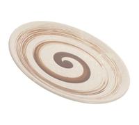 JOINPAYA Assiette Plate en Céramique 15 Cm Spirale Mat Motif Relief 6 Pouces, Petite Vaisselle pour Dessert et Apéritif, Assiette à Fruits Secs pour Maison et Restaurant