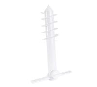 JOINPAYA au Sol pour Parasol de Plage Tarière en Plastique 5 Rotations Accessoire Pratique pour Stabiliser Votre Parasol au Sable pour Camping et Plage