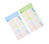 JOINPAYA Autocollants Calendrier 2026 Adhésifs 2 Feuilles Onglets Mensuels Colorés pour Agenda et Planner Mini Autocollants Index pour Organisation Marque-Pages Pratiques pour