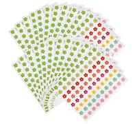 JOINPAYA Autocollants Fleurs Récompense pour Enseignants Maternelle Lot de 50 Petites Fleurs Adhésives Colorées Autocollants Multifonctions pour Fournitures Scolaires et Activités