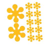 JOINPAYA Autocollants Pour Motif Flocon De Neige Et Fleurs - Lot De 12 Autocollants Pour Enfants