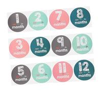 JOINPAYA Autocollants Pour Nouveau-né Accessoires Photo 1 Lot Boîte Autocollants Pour Fille Mois Mille Touche Festive Pour Anniversaire