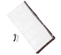 JOINPAYA Bâche Isolante pour Poulailler 3X3 M Transparente Attaches et Corde - Couverture Imperméable pour Enclos à Volaille en Saison Froide
