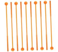 JOINPAYA Baguettes de Batterie Pédagogiques pour Garçon et Filles, Lot de 10, Légères et Maniables, Accessoires Musicaux Adaptés aux Apprentissages, Jouets Éducatifs pour Couleur Aléatoire