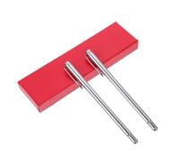 JOINPAYA Baguettes Sourcier Acier Inoxydable Rétractables pour Détection Énergie et Recherche de Trésors Légères et Durables avec Étui de Protection